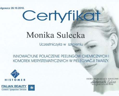 peeling chemiczny Bydgoszcz Salon Kosmetyczny Monika Sulecka Calm Kosmetyka
