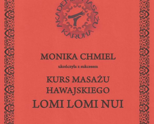 masaż hawajski lomi lomi nui Bydgoszcz Salon Kosmetyczny Monika Sulecka Calm Kosmetyka