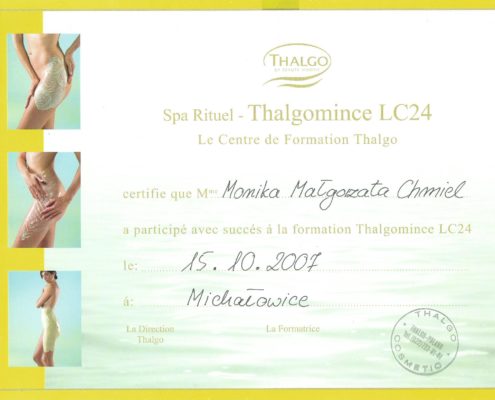 Thalgo Thalgomince LC24 Bydgoszcz Salon Kosmetyczny Monika Sulecka Calm Kosmetyka