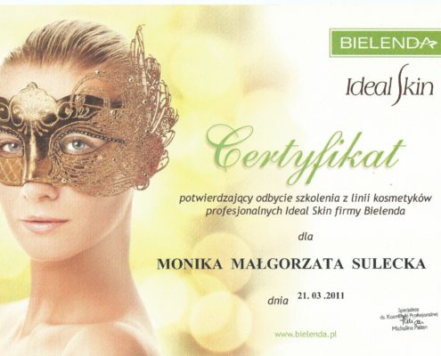 ideal skin Bielenda Bydgoszcz Salon Kosmetyczny Monika Sulecka Calm Kosmetyka