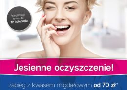 gabinet kosmetyki i masażu Bydgoszcz salon kosmetyczny oksybrazja zabieg z kwasem migdałowym oczyszczanie twarzy mikrodermabrazja